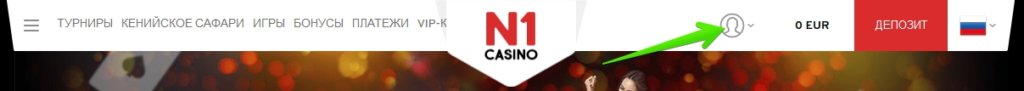 Personal account in N1 Casino:
How to start